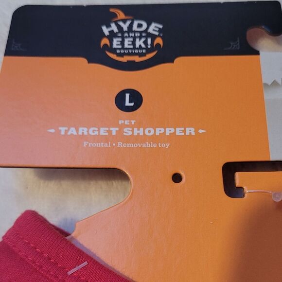 Hyde & Eek Halloween Target Shopper Walker Pet Frontal Costume Large New OOS - Picture 4 of 6